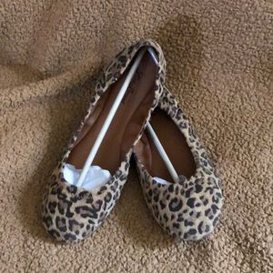 Lucky Brand leopard flats